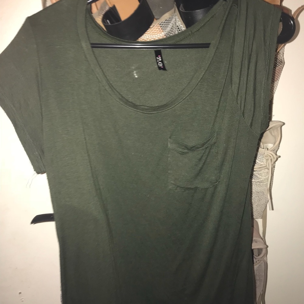 Olive green t shirt